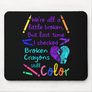 Broken Crayons Still Color Tee 自殺防止  マウスパッド