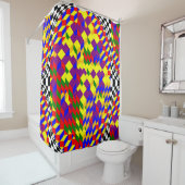 Broken Cube by Kenneth Yoncich シャワーカーテン (インサイチュ)