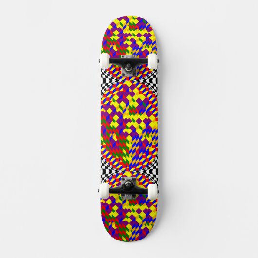 Broken Cube by Kenneth Yoncich スケートボード (正面)