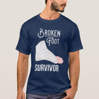 Broken Foot Gift: Broken Foot Survivor Tシャツ