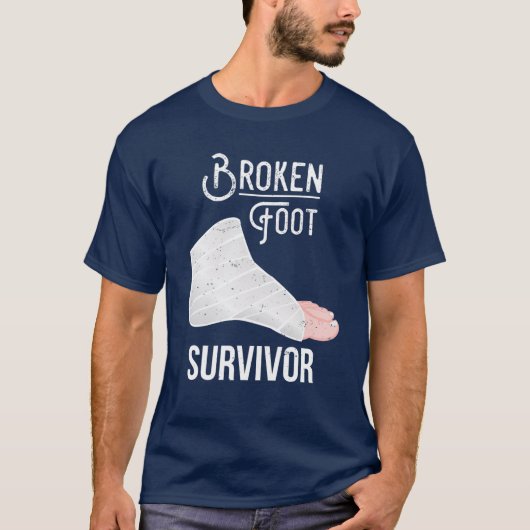 Broken Foot Gift: Broken Foot Survivor Tシャツ (正面)