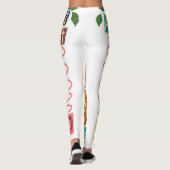 Broken Gingerbread Cookie – Funny Holiday Meltdown レギンス (裏面)