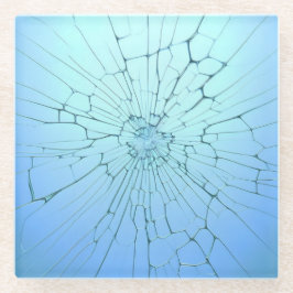 broken glass,  ガラスコースター