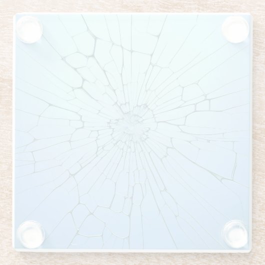 broken glass,  ガラスコースター (裏面)