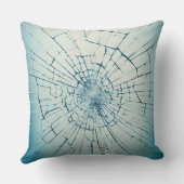 broken glass, cracked クッション (裏面)