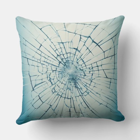 broken glass, cracked クッション (裏面)