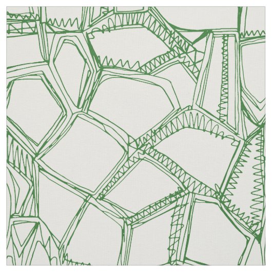 BROKEN GREEN off white ファブリック (見本)