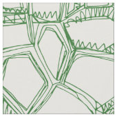 BROKEN GREEN off white ファブリック (クローズアップ)