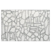 BROKEN gunmetal off white ファブリック (ファットクウォーター)