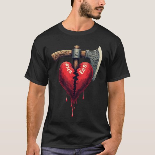 Broken Heart Axes Exes - Love's End Tシャツ (正面)