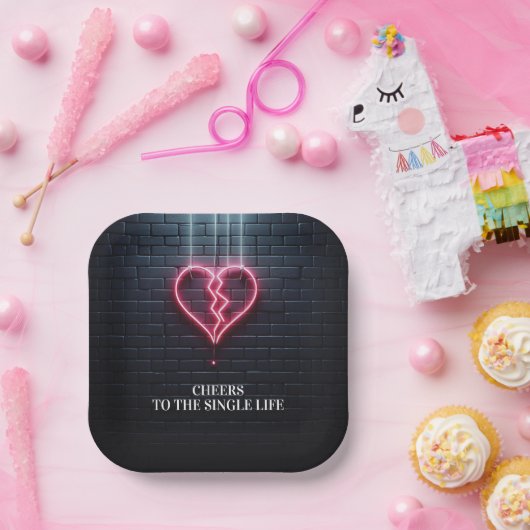 Broken Heart Divorce Party ペーパープレート (パーティー)