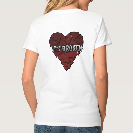Broken Heart Shirt Tシャツ (裏面)