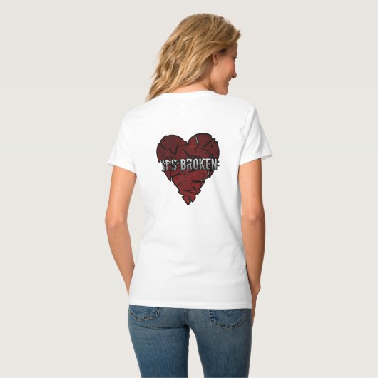 Broken Heart Shirt Tシャツ (裏面フル)
