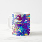 Broken Mood Ring Series No. 1 – Fractured Spectrum コーヒーマグカップ (正面左)