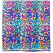 Broken Mood Ring Series No. 1 – Fractured Spectrum シャワーカーテン (正面)