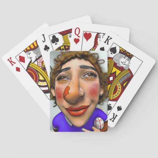 Broken Nose Rugby Player -トランプ トランプ (裏面)