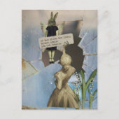 Broken People Are Not Fragile Vintage Collage ポストカード (正面)