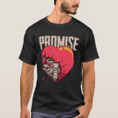 Broken Promise Broken Heart Rib Cage Sad Emo Break Tシャツ (正面)
