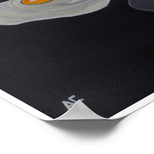 Broken Then Fried Painting by Alfred Fox ポスター (角)