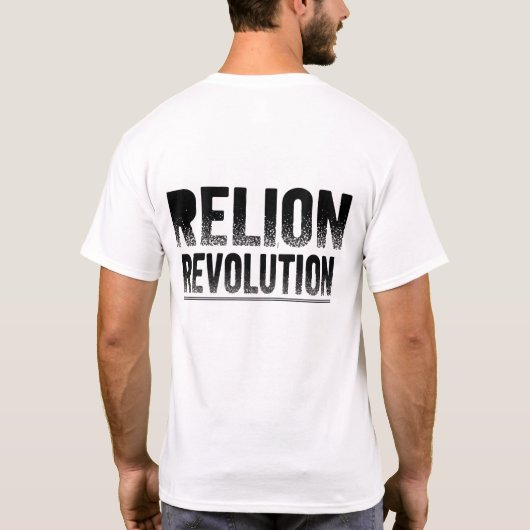 Broken Wall Rebellion Protest Graphic Illustration Tシャツ (裏面)