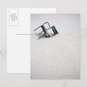 Brokent Chair, Jardin des Tuileries，パリ ポストカード (正面/裏面)