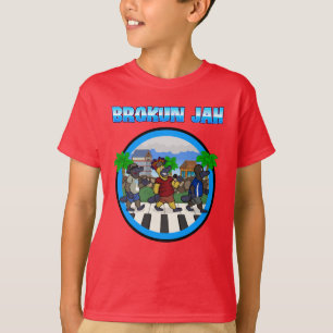 Brokun Jah:ピアノウォーク Tシャツ