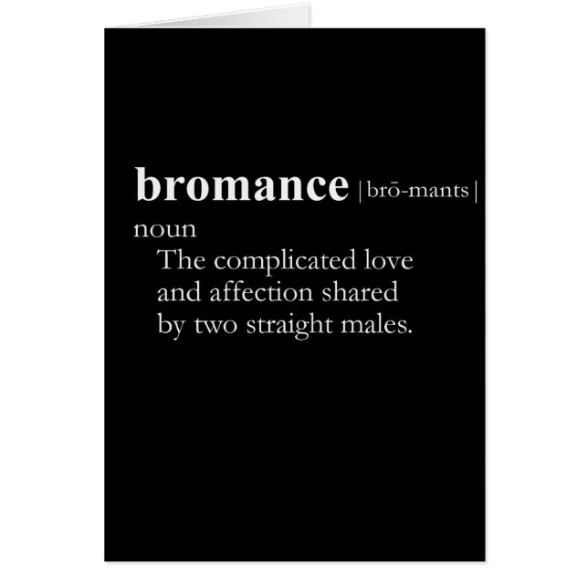BROMANCE (定義) (正面)