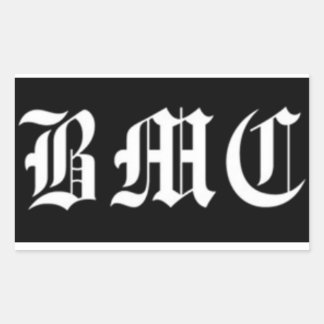 Bromance BMC Noir 長方形シール