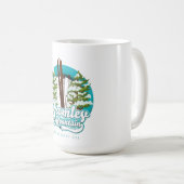 Bromley Mountain Peru Vermont US スキーロゴ コーヒーマグカップ (正面右)