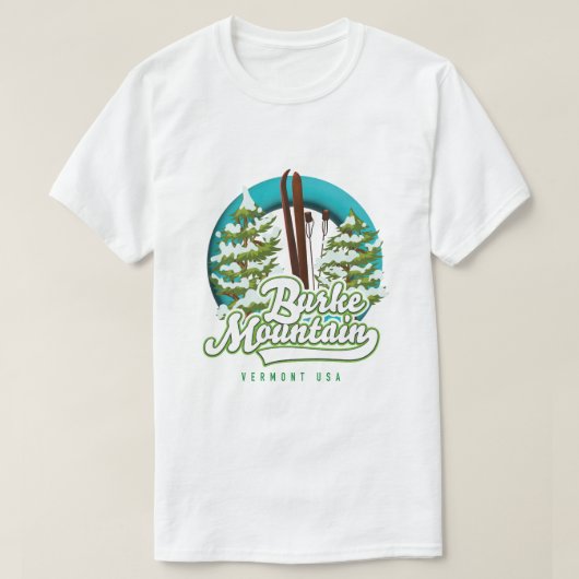 Bromley Mountain Peru Vermont US SkiロゴTシャツ Tシャツ (デザイン正面)