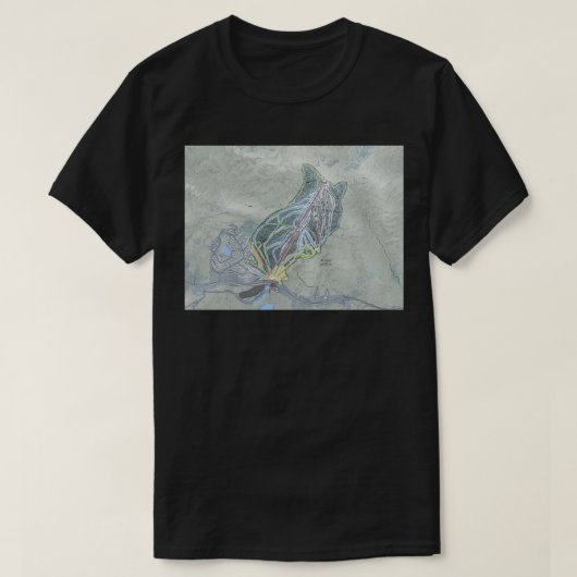 Bromley Resort Trail Map Tシャツ (デザイン正面)