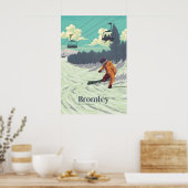 Bromley Vermont Ski Resort Travel Poster ポスター (キッチン)
