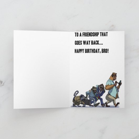 Bromo Sapiens (オフィスで) カード (内部)