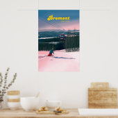 Bromont Canada Ski Resort Travel Poster ポスター (キッチン)