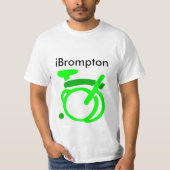 Bromptonのバイクの熱狂者のためのギフト Tシャツ (正面)