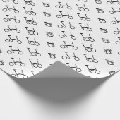 Bromptonの折るバイクの自転車 ラッピングペーパー (角)