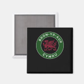 Bron-yr-aur Welsh Place Names Cymru 2ステッカー マグネット (正面/裏面)