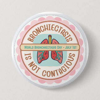 BRONCHIECTASIS AWARENESS 缶バッジ