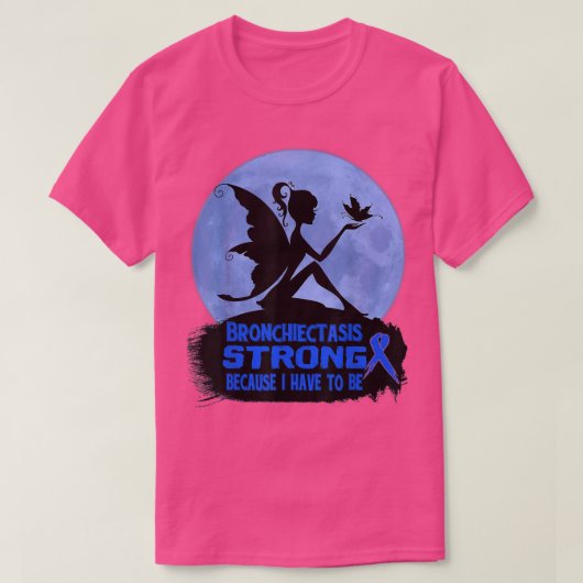 Bronchiectasis Awareness  Tシャツ (デザイン正面)