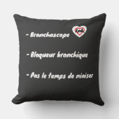 Broncho pas le temps de niaiser クッション (正面)