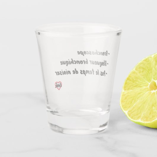 Broncho pas le temps de niaiser ショットグラス (裏面)