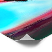 Bronco Rainbow Unicorn ポスター (角)