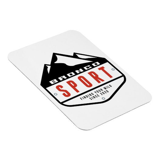 Bronco Sport forum shield logo no. 2 マグネット (右側)