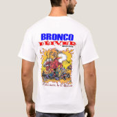 BRONCOSAURUS W/BRONCODRIVER Tシャツ (裏面)