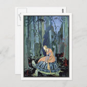 Brondine and the Turtle by Virginia Sterrett ポストカード (正面/裏面)