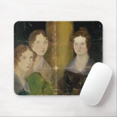 Bronteの姉妹のポートレート、c.1834 マウスパッド (マウス)