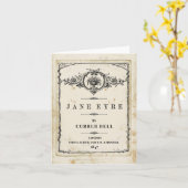 BronteジェーンEyre カード (黄色い花)