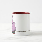 Brontosaurusのサンタのマグ マグカップ (中央)