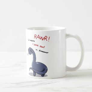 brontosaurusのrawrの平均I愛:) コーヒーマグカップ