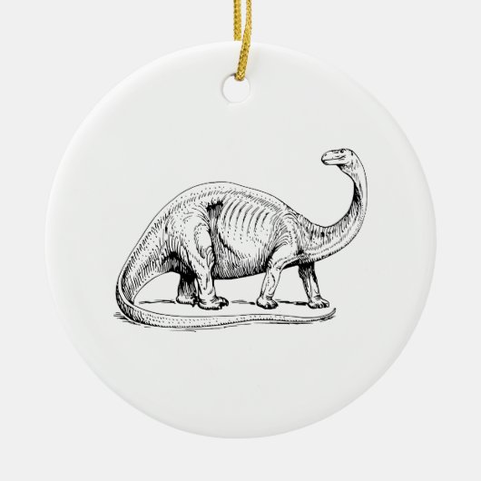 Brontosaurus セラミックオーナメント (正面)